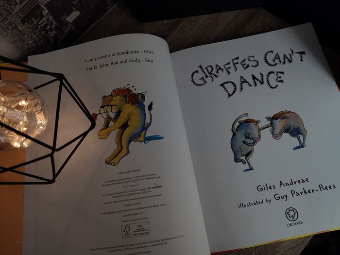 Giraffes Can't Dance ! 20th Anniversary Limited Edition ! Beautiful Hardcover ! 2018 ! by Orchard Books !
