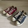Red and Navy Converse Runners Image 4