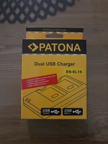 Nikon Patona Dual USB charger EN-EL15C EN-EN-EL15B battery
