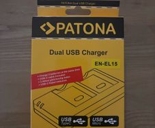 Nikon Patona Dual USB charger EN-EL15C EN-EN-EL15B battery