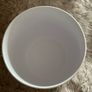 White Ceramic Plant pot (Dia) 27cm Image 2