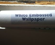 Wallpaper  White Embossed