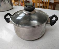 stainless steel pot