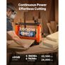Thickness Planer, Two Speed, 330 mm Width Worktable Power Benchtop Planer, Three-Blade, 2000W 23500 RPM Powerful Motor, Dual Rollers, Over Protection, Woodworking for Hard & Soft Wood Material Image 6