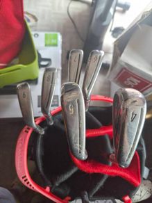 golf irons taylormade sim 2 max irons 9 to 4 iron stiff shaft kbs