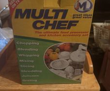 Brand new boxed and unused multi chef