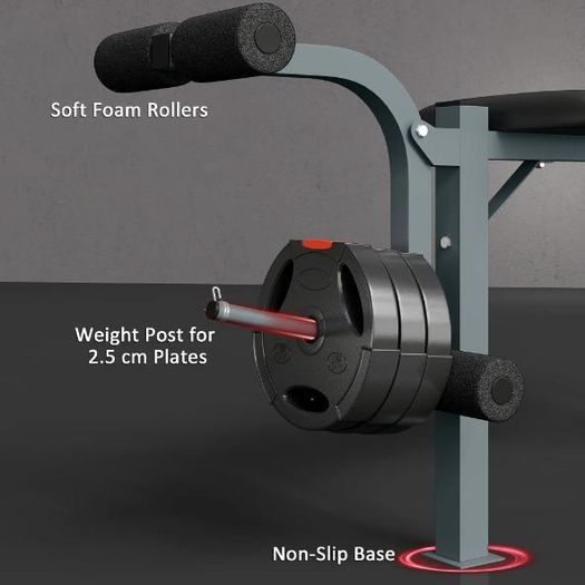 Adjustable Weight Bench with Barbell Rack