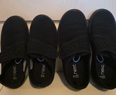 Girl's school plimsolls sizes UK 10 & UK 11