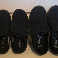 Girl's school plimsolls sizes UK 10 & UK 11