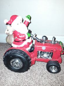 BN Santa red tractor LED