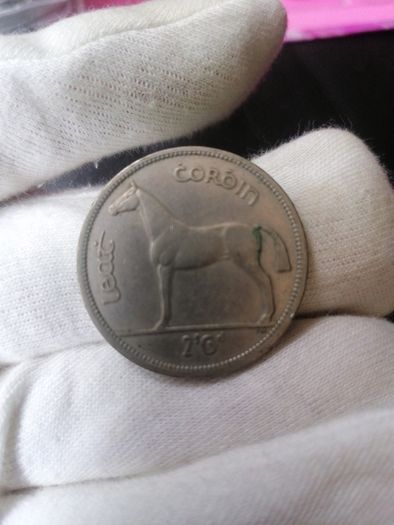 1966  Ireland Half Crown Coin