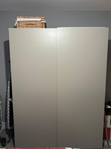 Ikea Pax wardrobe with sliding doors