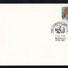 1988 Australia 37c Platypus postal stationary with Taronga Zoo New South Wales pictorial cancel