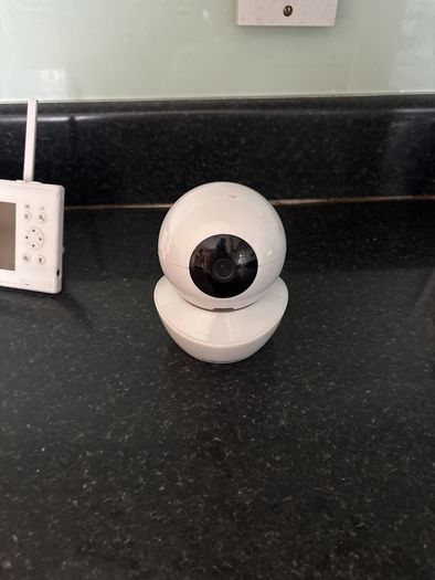 Babysense V43: Video Baby Monitor with 2 Cameras, Non Wifi, Split Screen & Night Light Machine