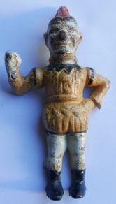 Vintage Cast Iron  Clown or Jester