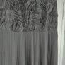 Black Vila dress with pleat detail Image 3