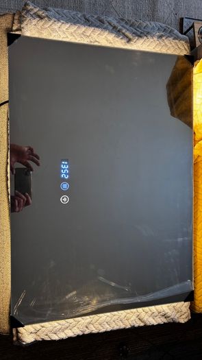 Led mirror for bathroom 70x50 dimmable 3 colours