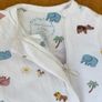 Leigh tucker baby zip up sleep-suit 0-3m Image 2