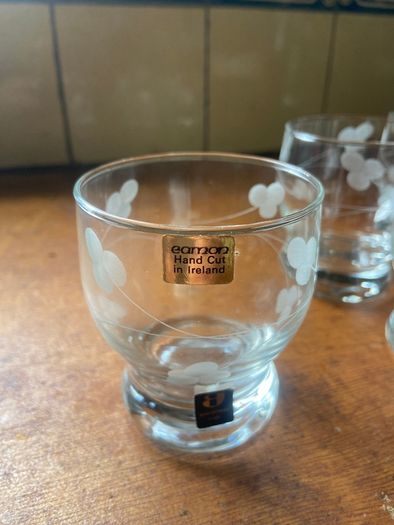 Duiske glass tumblers x 6