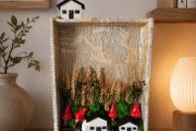 handmade frame with dry flowers!