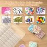 61pcs Transparent Plastic Storage Organizer Set - Large Box with 30 Small Boxes Image 8