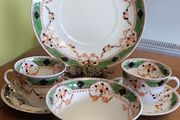 A Very Old English Bone China Tea Set