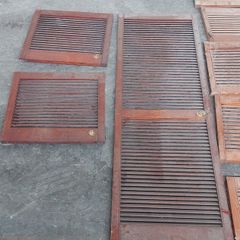 louvered cabinet doors