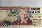 Old Turkey Banknote 1 Million Lirasi