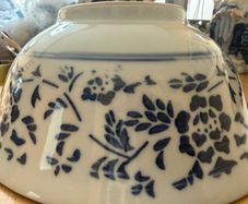 Vintage Bowl Oriental Blue and White