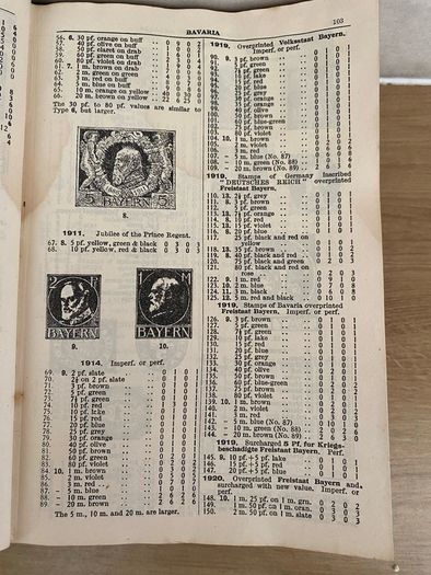 Vintage Stanley Gibbons simplified stamp catalogue 1948