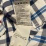 Superdry The Washbasket Shirt Mens Blue & White Check Long Sleeve Shirt Size Large Image 8