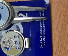 2005 Ryder Cup Divot Tool and markerwith Hap clip