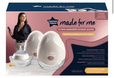 Unused Breast Pump + Baby Bottle Warmer (Like New) + Baby Carrier (Used Once)