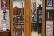 Antique French Mirrored Armoire Press / Wardrobe