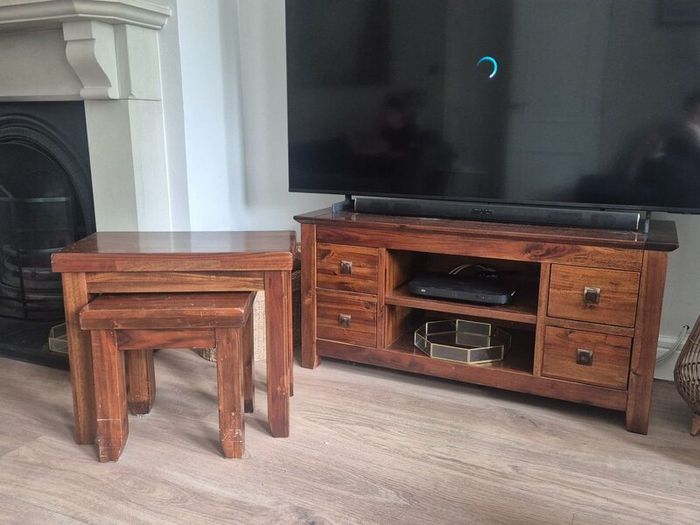 Mahogony Table Nest / TV Table