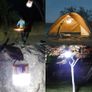 2 Pack Solar Camping Light, LED USB Rechargeable Tent Lamp, Waterproof 5 Modes Outdoor Lantern for Hiking, Camping, Fishing, Hunting, Emergency, Garden, Gazebo (FREE POSTAGE) Image 5