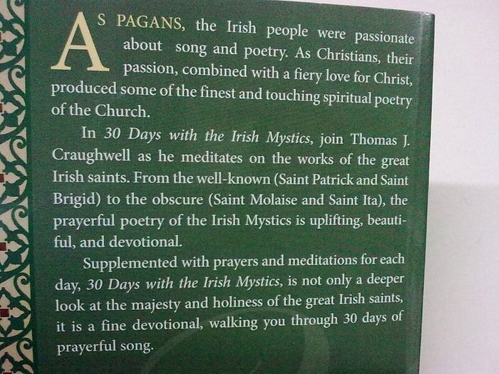 30 days with the Irish Mystics by Thomas J. Craughwell