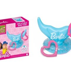 Brand New Mattel Barbie Inflatable Ring Toss Game - RRP - 9.50