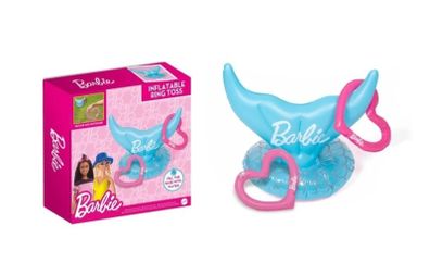 Brand New Mattel Barbie Inflatable Ring Toss Game - RRP - 9.50
