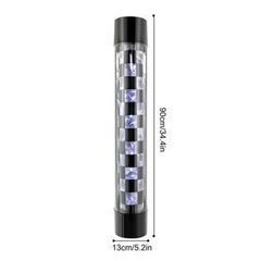 34.4" Barber Shop Led Checked Style Pole Light - Free Delivery Or Pick Up In Store