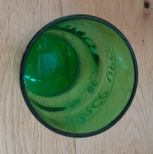 Two Tumblers, Glass made from wine bottle