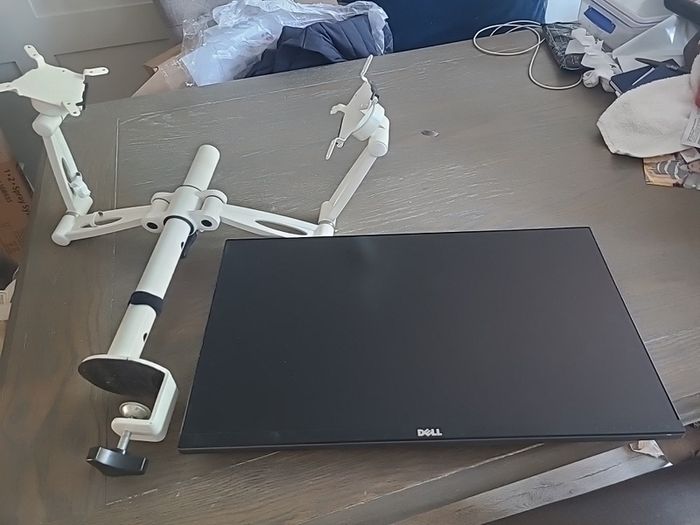 Dell Dual Screen Monitors and Stand