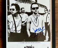 Metallica Hand Signed Photo