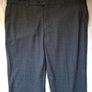 Meyer roma trousers Size 44/32 zip fly grey polyester In excellent condition Image 3