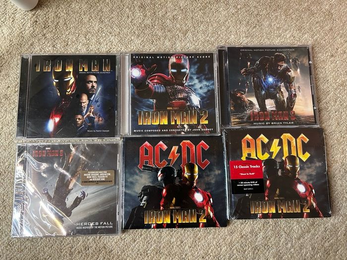 Ironman CD Soundtrack x6