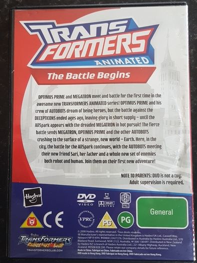 Transformers DVDs