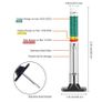 Tyre Tread Depth Gauge UK, 6-Sided Smart Color Coded Tyre Depth Gauge UK, Tyre Depth Measurement Tool in 25MM/32nds Image 2