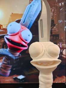 3D Printed Knifey From High On Life (18+)