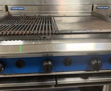 Blue Seal Natural Gas Chargrill with leg stand
