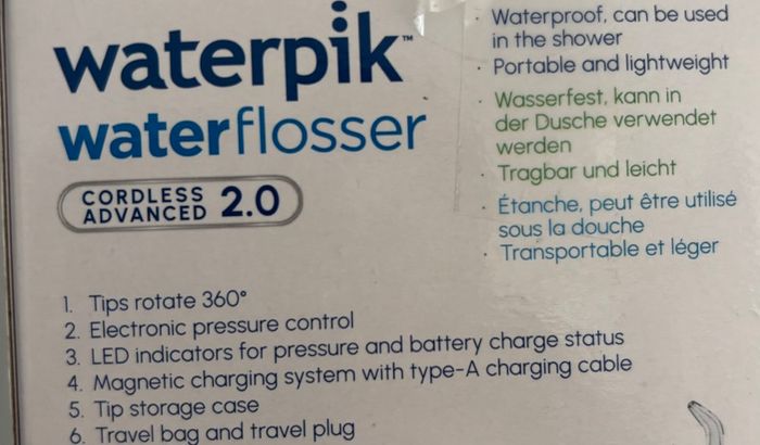 Waterpik Cordless Advanced Water Flosser 2.0